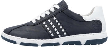 Rieker Sneaker low marine wei&szlig;