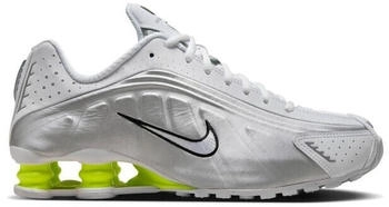 Nike Shox R4 Turnschuhe weiß silber