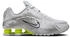 Nike Shox R4 Turnschuhe weiß silber
