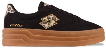 Lotto STACKY AN Women Sneaker schwarz leopard