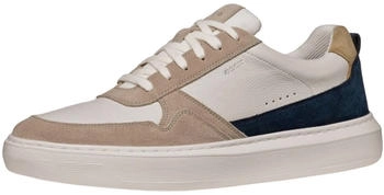 Geox Deiven Herren Schuhe beige wei&szlig;