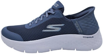 Skechers Go Walk Flex Sneaker Grant Entry Mesh blau schwarz