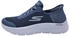 Skechers Go Walk Flex Sneaker Grant Entry Mesh blau schwarz