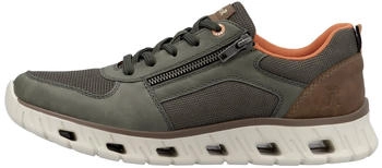 Rieker Herren Sneaker 04301 gr&uuml;n schwarz