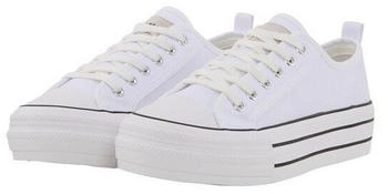 Tom Tailor Sneaker Plateau white