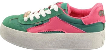 Buffalo Sneaker Low Cajo grün rosa