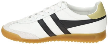 Gola Classics Women's Torpedo Leather Trainers white/black/lemon