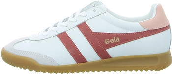 Gola Classics Women's Torpedo Leather Trainers white/clay/pearl pink