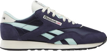 Reebok Classic Nylon Sneaker vector navy glitch aqua vintage chalk
