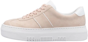Rieker Damen Sneaker ros&eacute; wei&szlig;