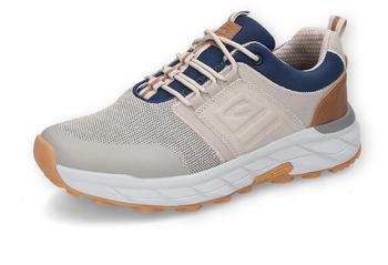Camel Active Sportlicher Sneaker Lederbesatz grau