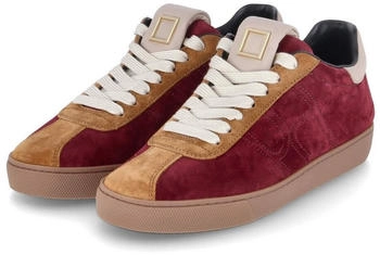 Högl Low Sneaker dunkelrot beige Rauleder 9999
