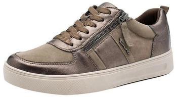 Tamaris Sneaker braun brokat