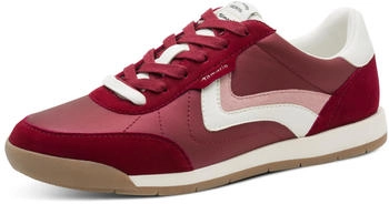 Tamaris Schn&uuml;rschuhe rot