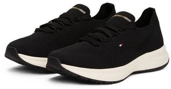 Tommy Hilfiger TH KNIT RUNNER Sneaker schwarz