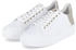 Högl Low Sneaker weiß gold Glattleder