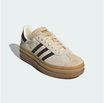 Adidas Gazelle Bold Schuh cream schwarz sand Strata
