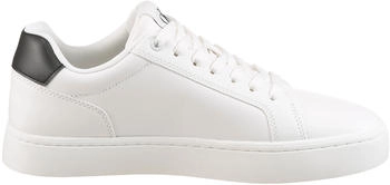 Calvin Klein Classic Cupsole Mono Lth Sneaker wei&szlig; schwarz