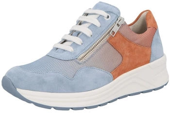 Solidus Sneaker 'Karma' beige hellblau koralle hummer