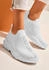 French Connection Sneaker Slipper weiß