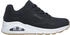 Skechers UNO STAND ON AIR Sneakers Wide Fit schwarz