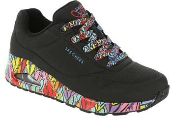 Skechers UNO Ravaged Love Sneaker schwarz