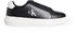 Calvin Klein Chunky Cupsole Mono Lth Sneaker schwarz weiß
