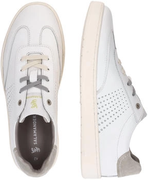 Salamander Low Sneaker weiß Glattleder