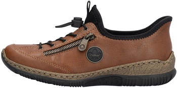 Rieker Slip-On Sneaker 'Ready2GO' braun schwarz 23703531-40