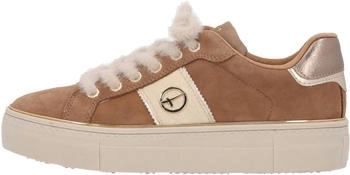 Tamaris Lace-up Shoes camel suede