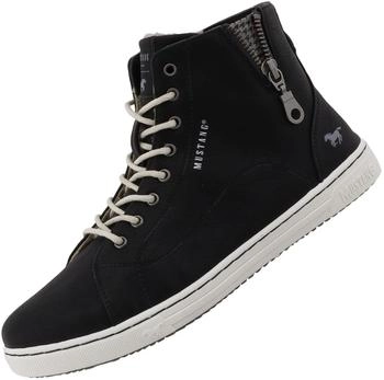 MUSTANG High Top Sneaker schwarz