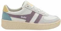 Gola CLA415-IN-9-whitekhakifluropink, Gola Grandslam Trident Sneaker Women