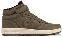 Sneaker LOTTO, Herren, Gr. 41, gr&uuml;n (olive, schwarz), Synthetik, Schuhe...