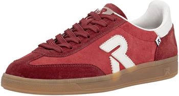 Rieker Smooth Leather Sneaker rot