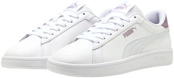 Puma Smash 3.0 L Jr puma white-silver mist-plum jam