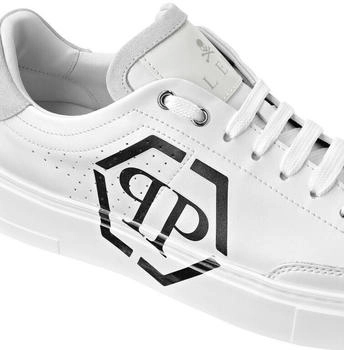 Philipp Plein Hexagon Sneaker 0102 / weiß/schwarz