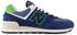 New Balance 574 navy/alpine green