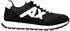 Armani Exchange Microsuede, Mesh, Retro, Logo schwarz
