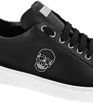 Philipp Plein Skull Sneaker weiß/schwarz