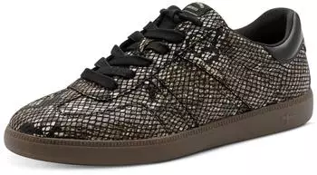 Tamaris Sneaker with padded shaft edge schwarz snake