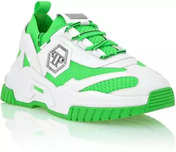 Philipp Plein Predator 0129 / white/yellowfluo