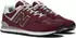 New Balance 574 hellgrau/bordeaux