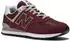 New Balance 574 hellgrau/bordeaux