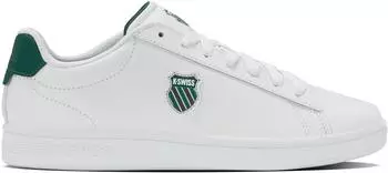 K-Swiss COURT SHIELD II wei&szlig;/posy gr&uuml;n/naval academy
