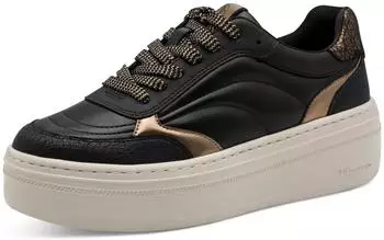 Tamaris Lace-up Vegan schwarz