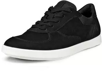 Ecco Minimalist Retro Lace Sneaker schwarz