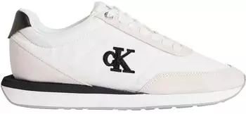 Calvin Klein RETRO RUNNER ESS MIX MAT wei&szlig;-schwarz