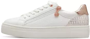 Tamaris Trainers (1-23313-41) gold/wei&szlig;