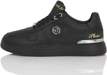 Philipp Plein Cocco Crocco Embossed Sneaker 0202 / black/black