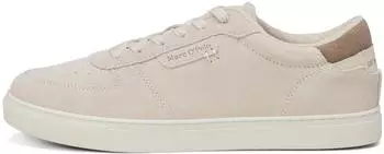 Marc O'Polo Sneaker made of suede with terry lining nude/hellbraun